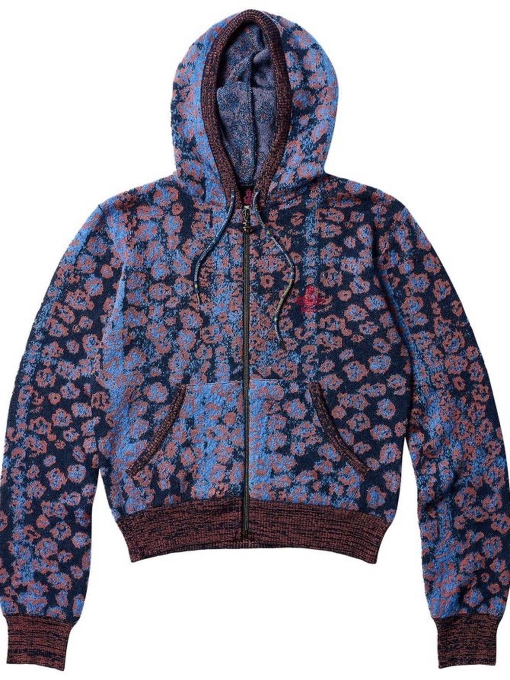 PALACE VIVIENNE WESTWOOD KNIT HOOD PINK LEOPARD